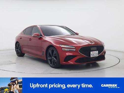 Red 2023 Genesis G70 2.0T