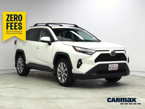 White 2022 Toyota RAV4 XLE Premium
