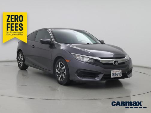 Gray 2017 Honda Civic LX-P