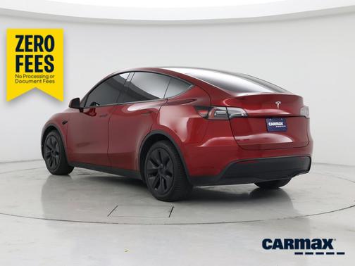 Red 2024 Tesla Model Y Long Range