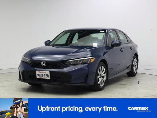 Blue 2025 Honda Civic LX