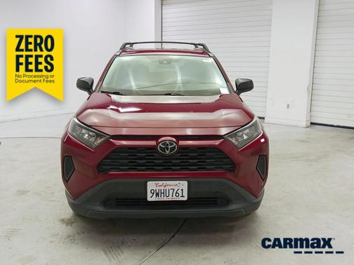 Red 2020 Toyota RAV4 LE