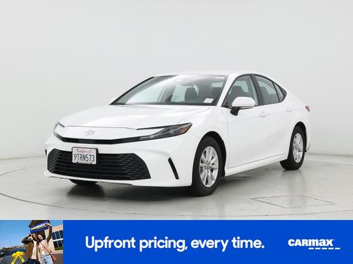 White 2025 Toyota Camry LE