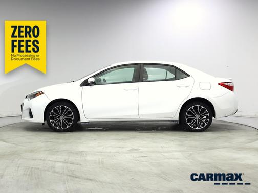 White 2016 Toyota Corolla S Plus