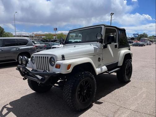 Stone White Soft Top 1998 Jeep Wrangler Sahara