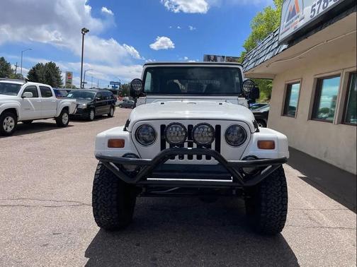 Stone White Soft Top 1998 Jeep Wrangler Sahara