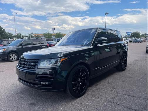 Black 2017 Land Rover Range Rover 3.0L Supercharged HSE