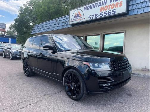 Black 2017 Land Rover Range Rover 3.0L Supercharged HSE