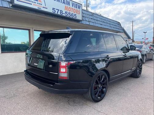 Black 2017 Land Rover Range Rover 3.0L Supercharged HSE