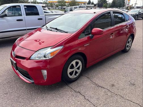 Barcelona Red Metallic 2015 Toyota Prius Two