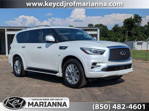 Moonstone White 2018 INFINITI QX80 Base