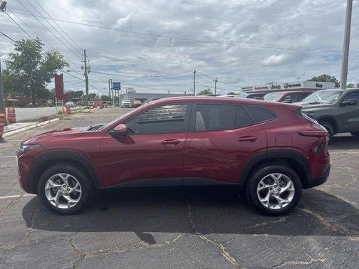 Crimson Metallic 2024 Chevrolet Trax LS