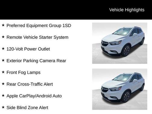 Summit White 2017 Buick Encore Preferred II