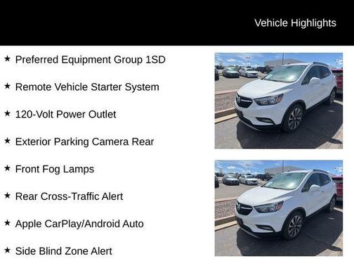 Summit White 2017 Buick Encore Preferred II