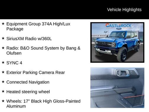 2024 Ford Bronco RAPTOR