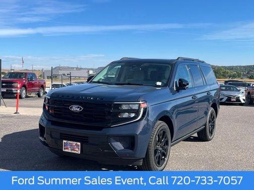 Blue 2027 Ford Expedition Platinum