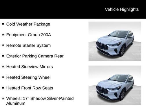 Oxford White 2024 Ford Escape Active