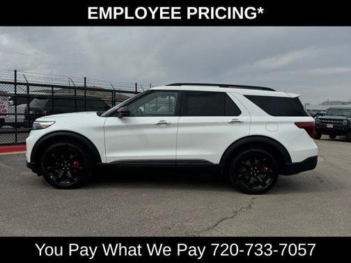 White Metallic 2023 Ford Explorer ST