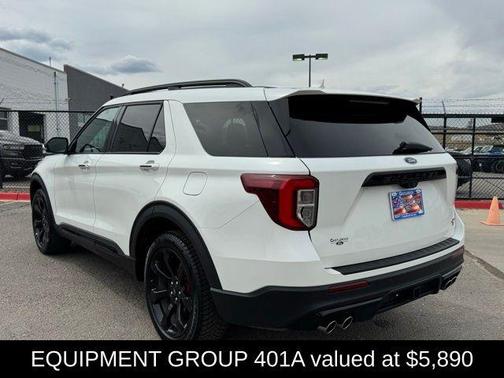 White Metallic 2023 Ford Explorer ST