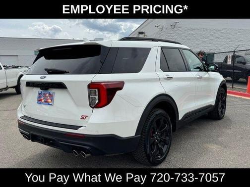 White Metallic 2023 Ford Explorer ST