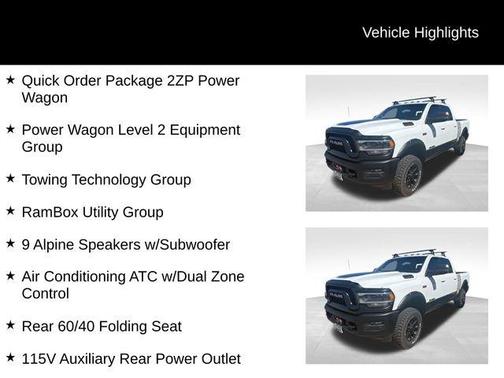 Bright White Clearcoat 2020 RAM 2500 Power Wagon