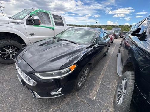 Agate Black Metallic 2020 Ford Fusion Hybrid Titanium