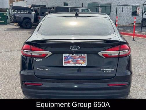 Agate Black Metallic 2020 Ford Fusion Hybrid Titanium