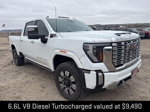 Summit White 2024 GMC Sierra 3500 Denali