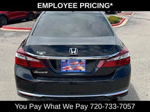 Crystal Black Pearl 2016 Honda Accord EX-L