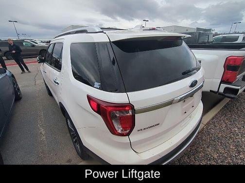 White Platinum 2017 Ford Explorer Platinum