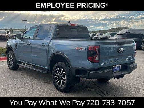 Azure Gray Metallic 2024 Ford Ranger Lariat