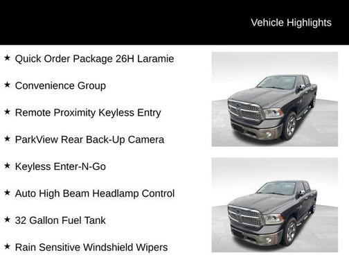 Granite Crystal Clearcoat Metallic 2017 RAM 1500 Laramie