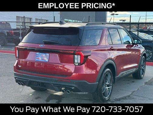 Rapid Red Metallic Tinted Clearcoat 2026 Ford Explorer ST