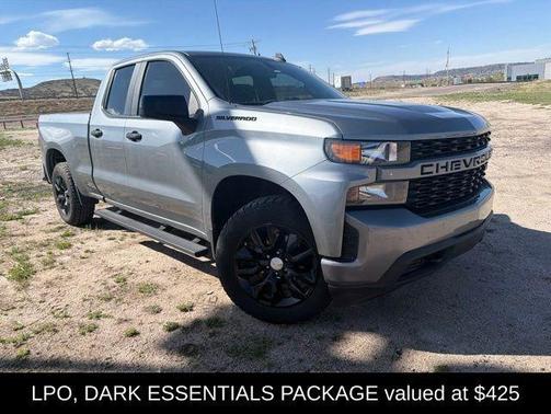 Satin Steel Metallic 2021 Chevrolet Silverado 1500 Custom