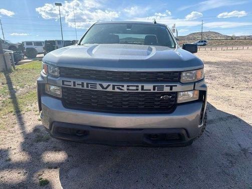 Satin Steel Metallic 2021 Chevrolet Silverado 1500 Custom
