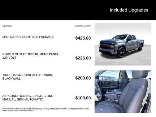 Satin Steel Metallic 2021 Chevrolet Silverado 1500 Custom