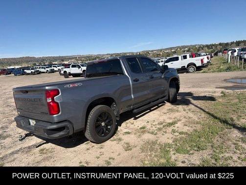 Satin Steel Metallic 2021 Chevrolet Silverado 1500 Custom