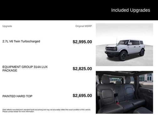 Oxford White 2026 Ford Bronco Outer Banks