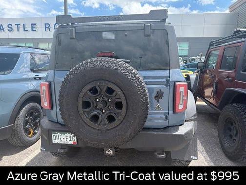 Azure Gray Metallic 2024 Ford Bronco Wildtrak
