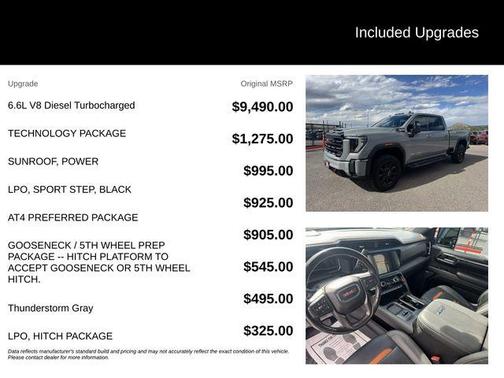 Gray 2024 GMC Sierra 2500 AT4