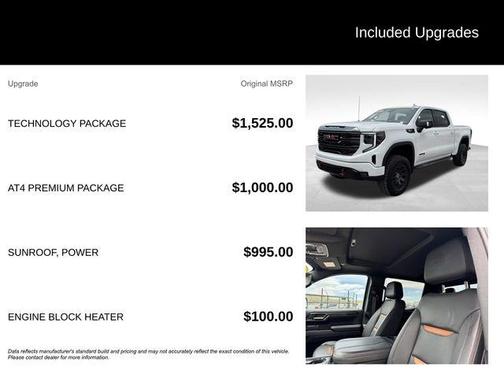 Summit White 2024 GMC Sierra 1500 AT4