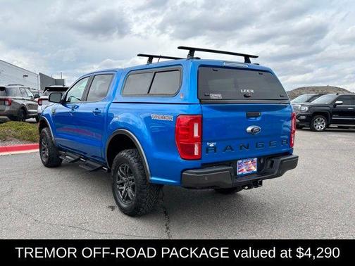 Blue Metallic 2021 Ford Ranger Lariat