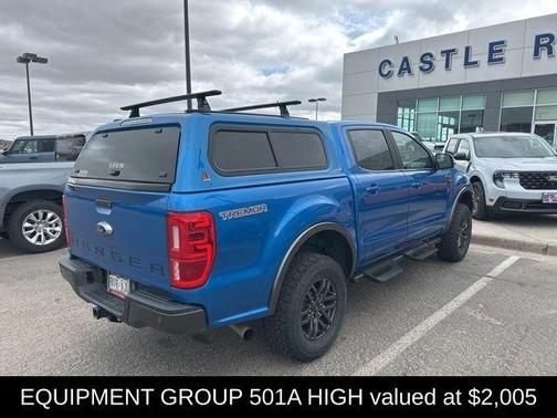 Blue Metallic 2021 Ford Ranger Lariat