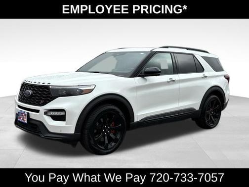 White Metallic 2020 Ford Explorer ST