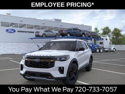 Space White Metallic 2026 Ford Explorer Tremor