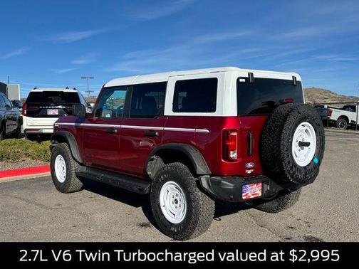 Ruby Red Metallic Tinted Clearcoat 2026 Ford Bronco Heritage Edition