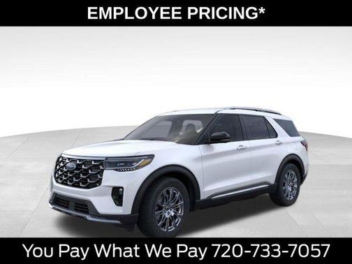 Star White 2026 Ford Explorer Platinum