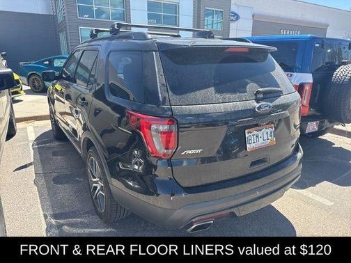 Shadow Black 2017 Ford Explorer sport