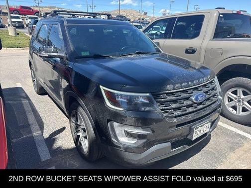 Shadow Black 2017 Ford Explorer sport