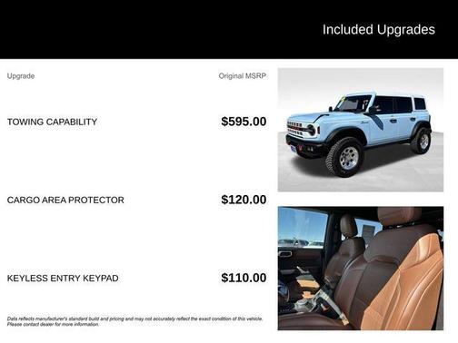 Robins Egg Blue 2023 Ford Bronco Heritage Limited Edition